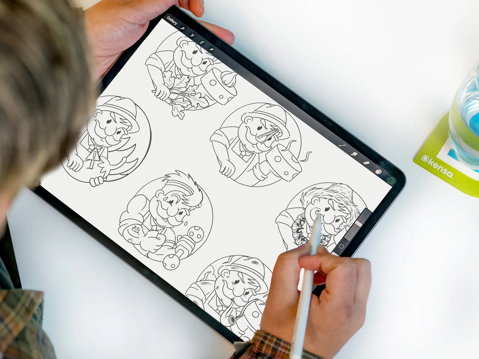 Kensa 2D Illustrations