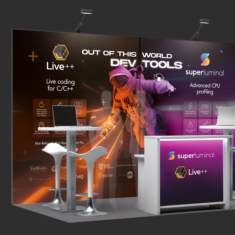 Superluminal Event Stand Design | Kensa