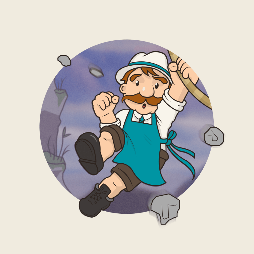 Mister Cheese Character Design | Kensa Creative