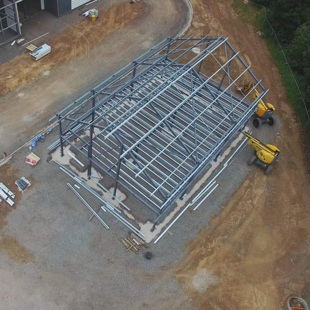 Steel Structure of Kensa Creative Office, Telford