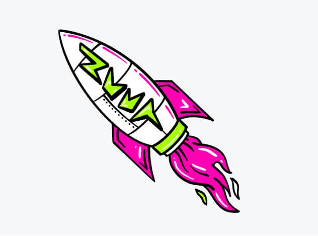 Really Neet Bespoke Rocket Illustration | Kensa