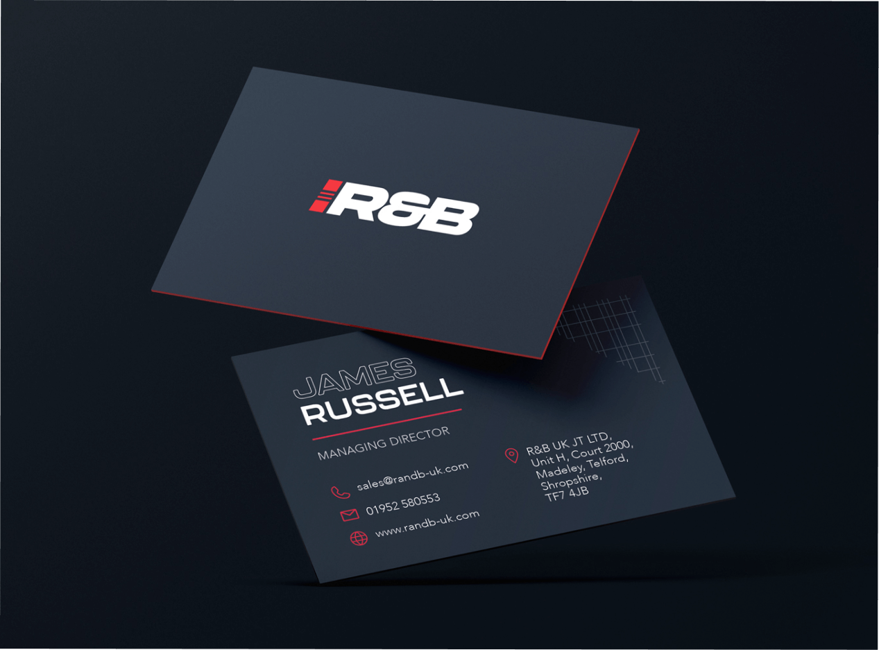 R&B Branded Business Cards | Kensa