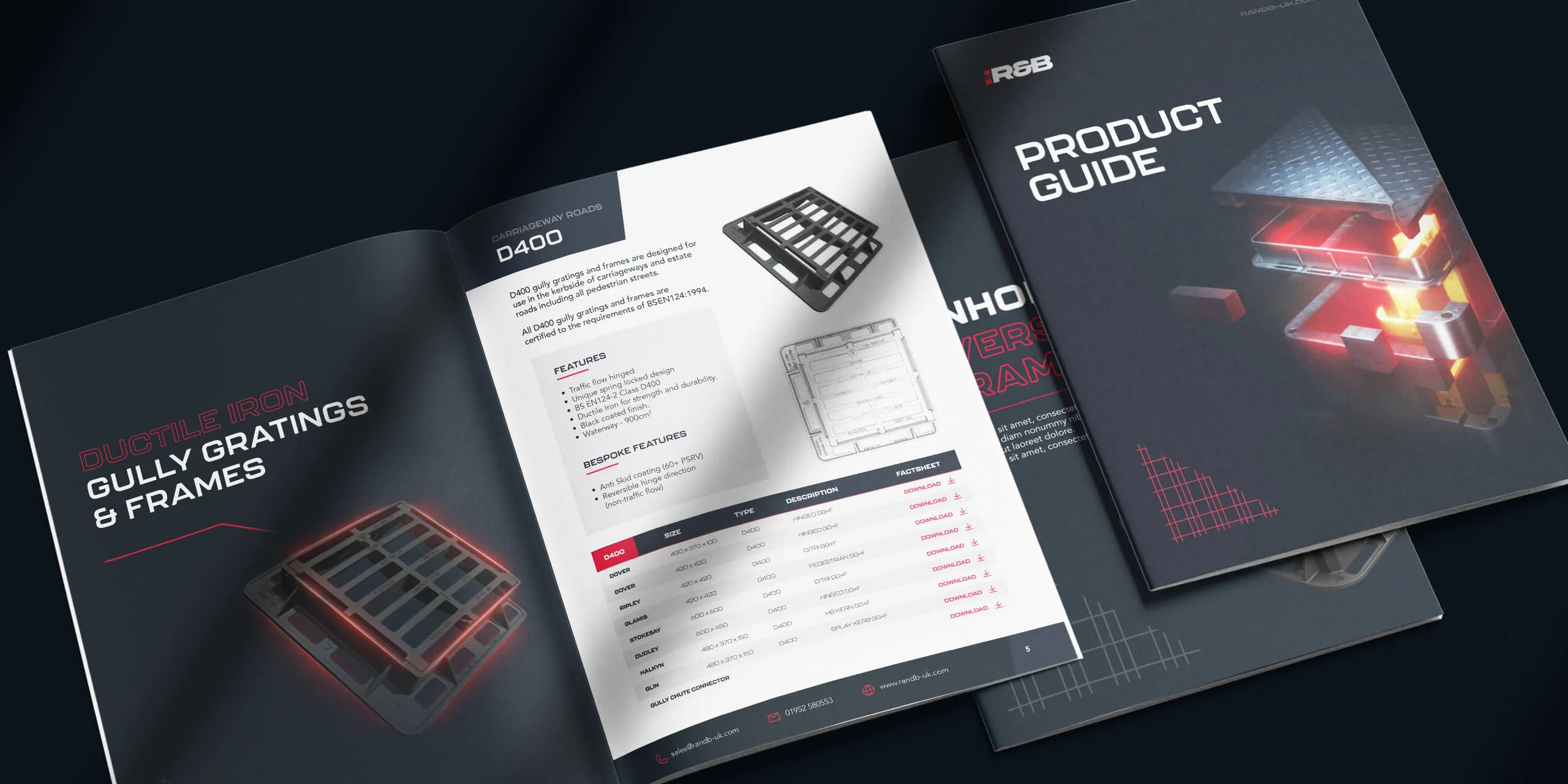 R&B Brochure Design | Graphic Design Agency Telford