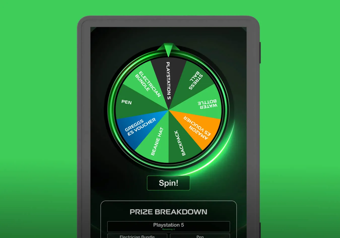 Schneider Electric Spin to Win Game | Kensa