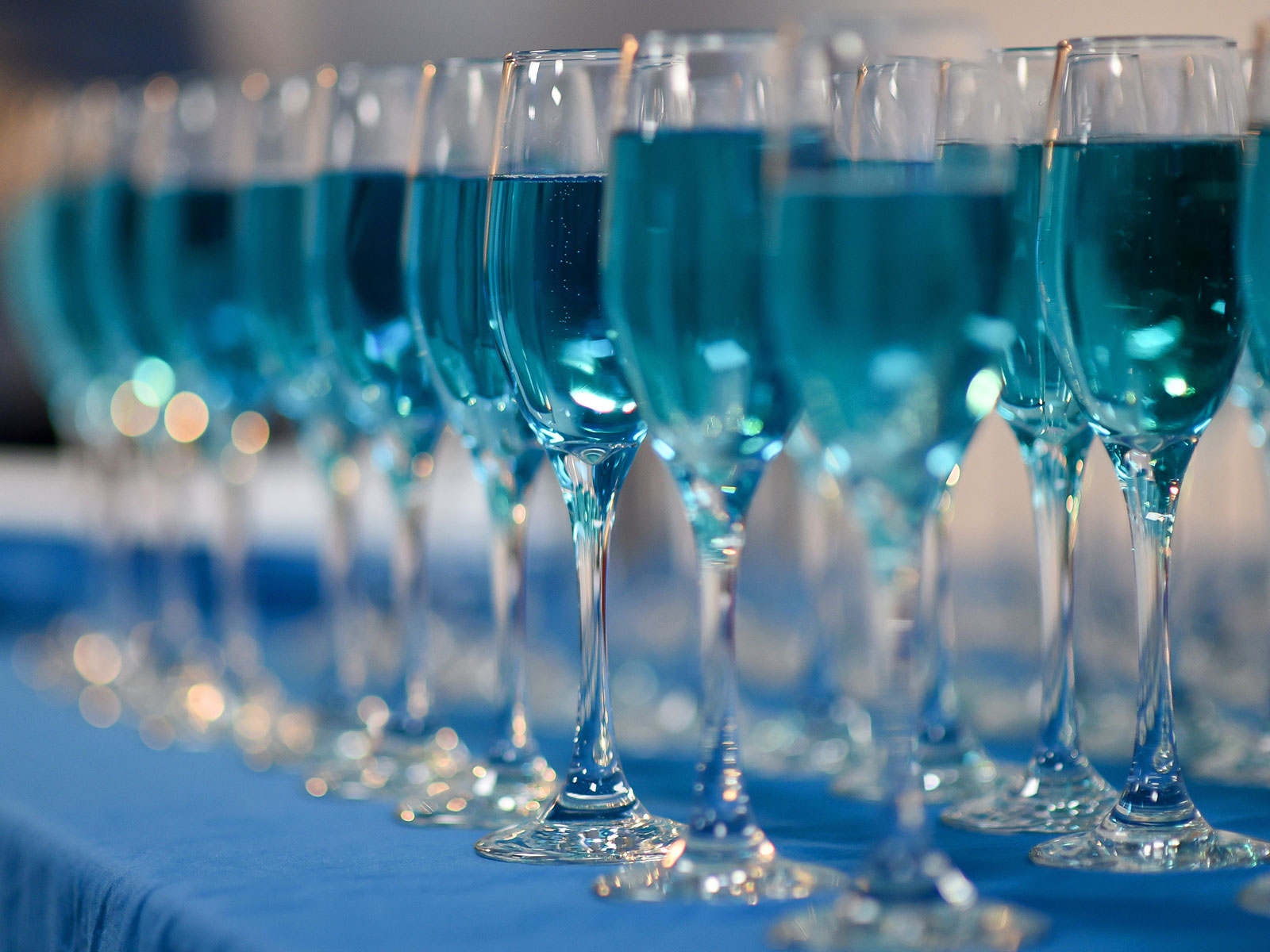 Blue prosecco