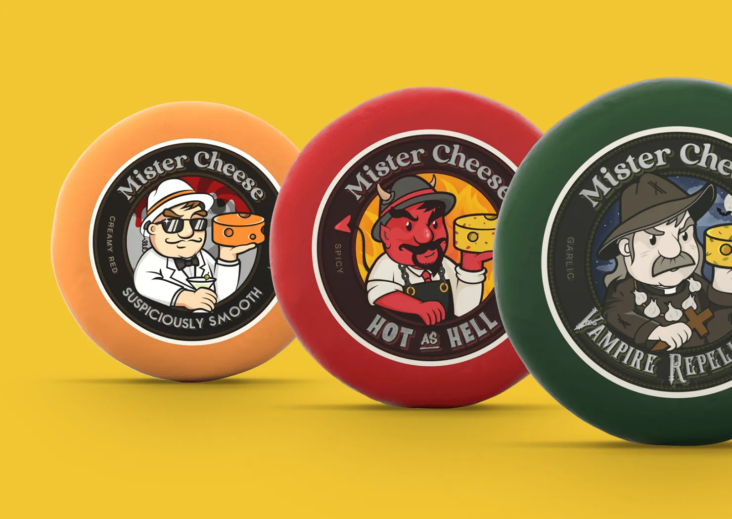 Mister Cheese - Branding Project | Kensa Creative