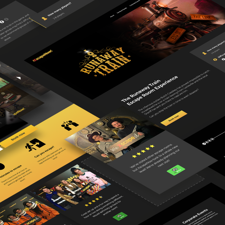 Xscape Now Website | Kensa Web Development Agency