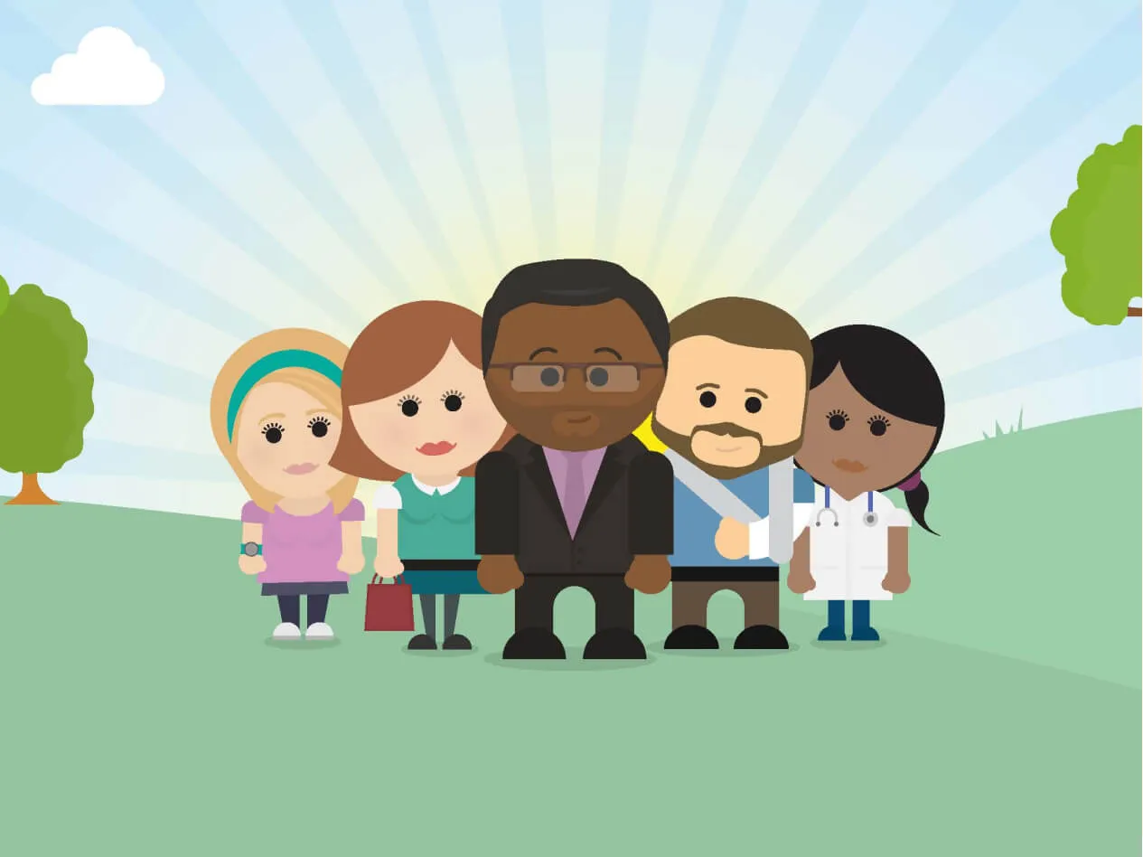 Paycare Character Design & Illustration | Kensa