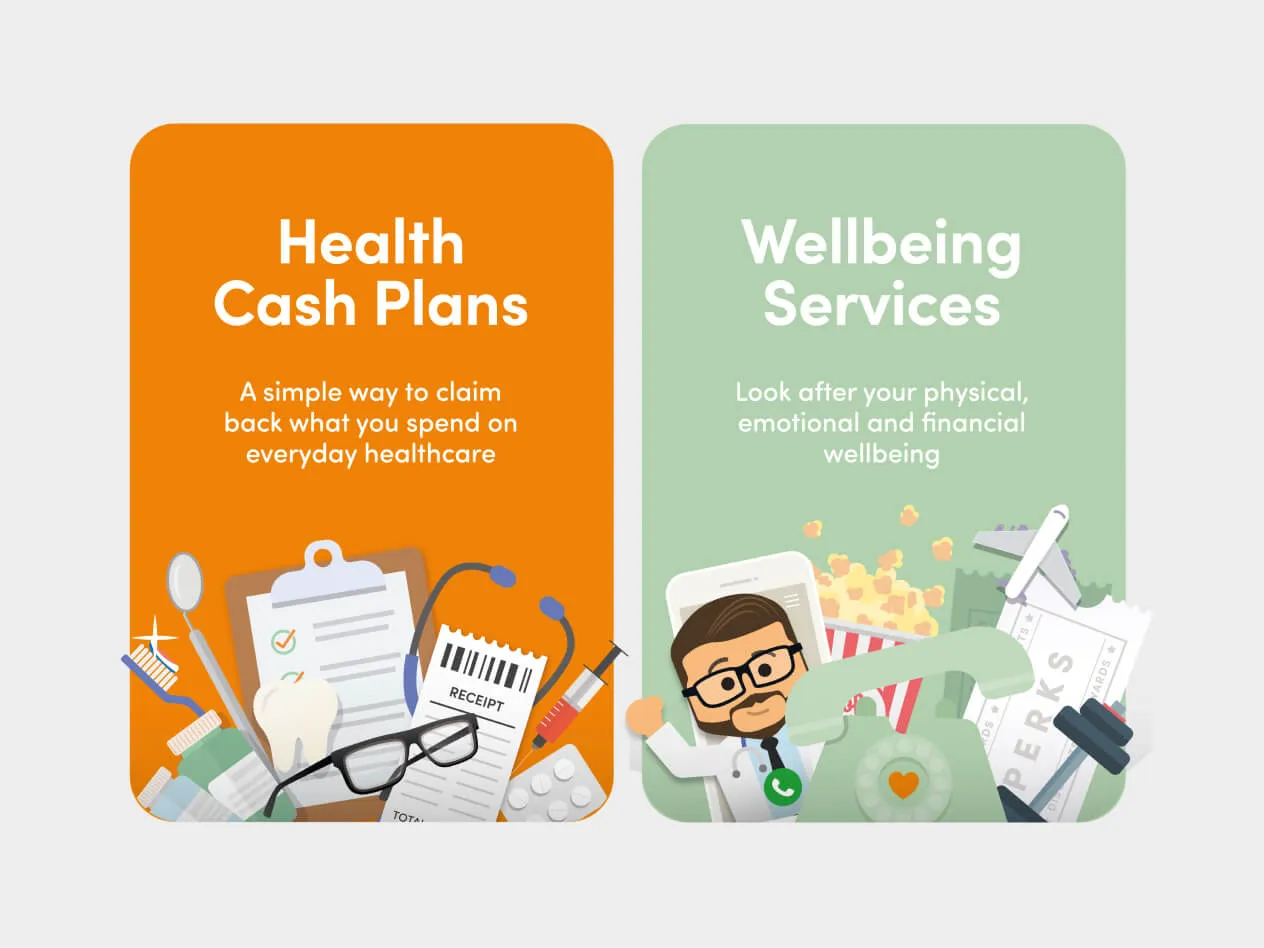 Paycare Services Bespoke Illustrations | Kensa