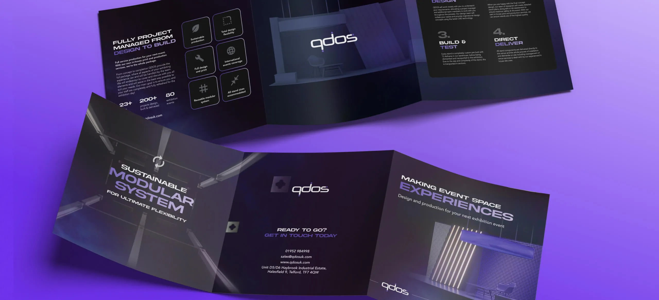 QDOS Branded Sales Leaflet | Kensa Branding Shropshire
