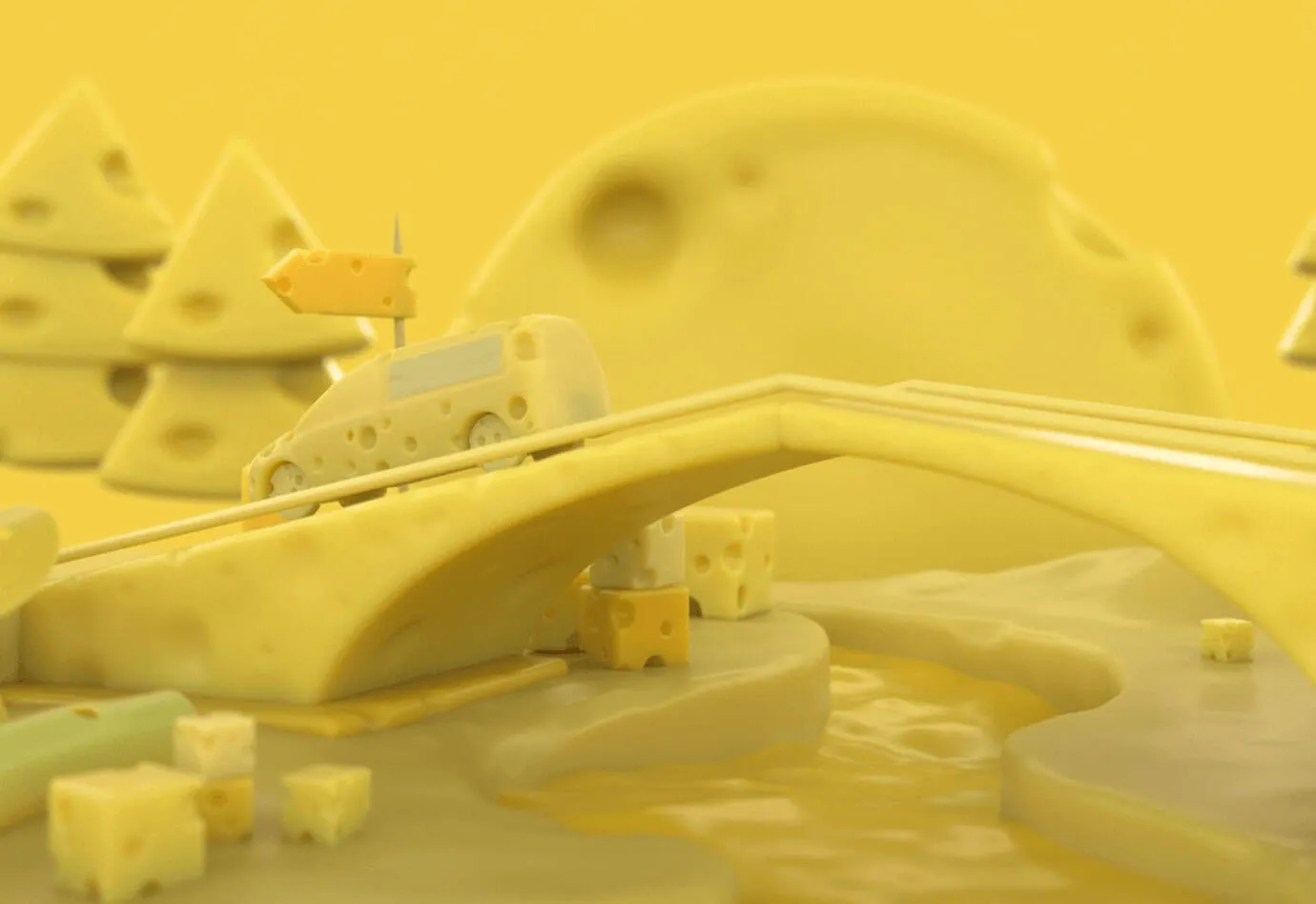 World of Cheese - Bridge Cheese Branding | Kensa