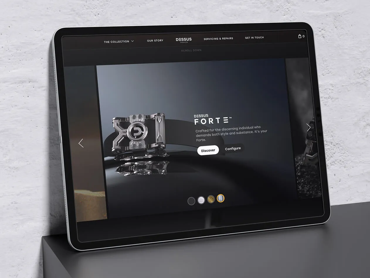 Dessus Website Design